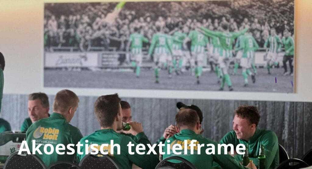 Akoestisch textielframe